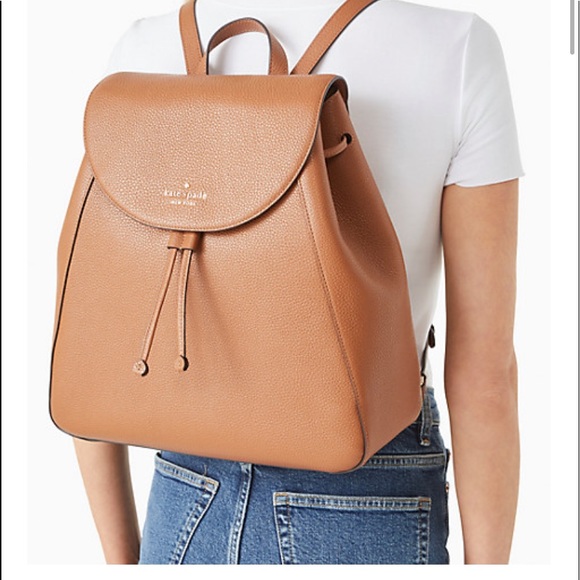 kate spade Handbags - HOST PICK♠️🎉Kate spade leila large flap backpack warm gingerbread ♠️
